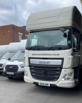 Pauls Removals Trucks and Vans