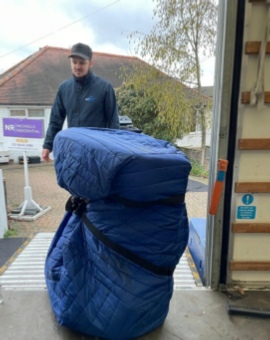 Pauls Removals Wrapped Furniture