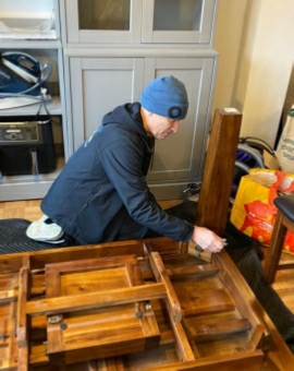 Pauls Removals Dismantleing Table