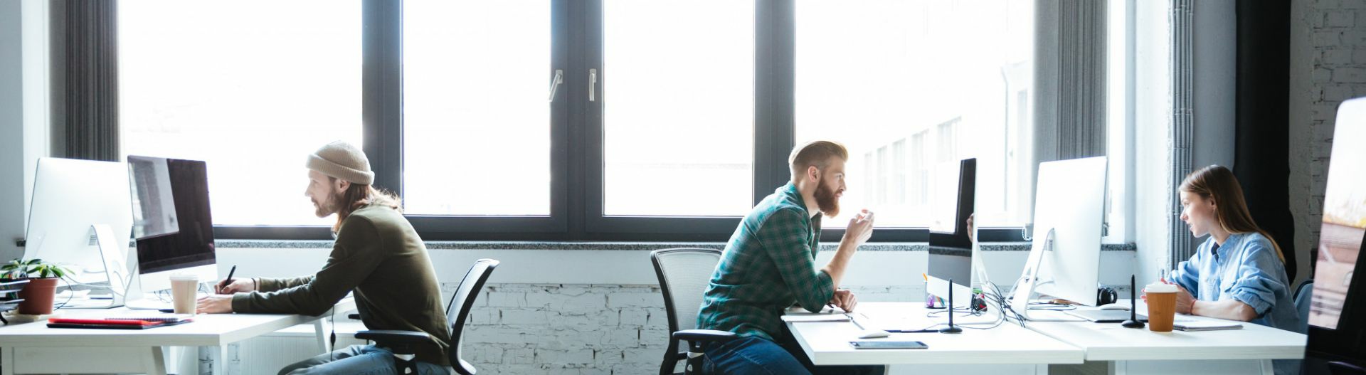 Image of people working in an office